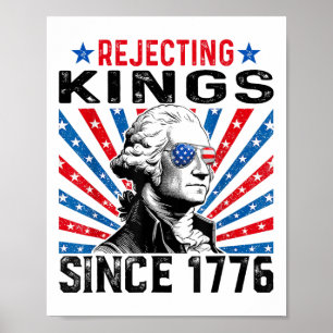 Poster Rejeitando Reis Desde 1776 Distúrbios - Bandeira V