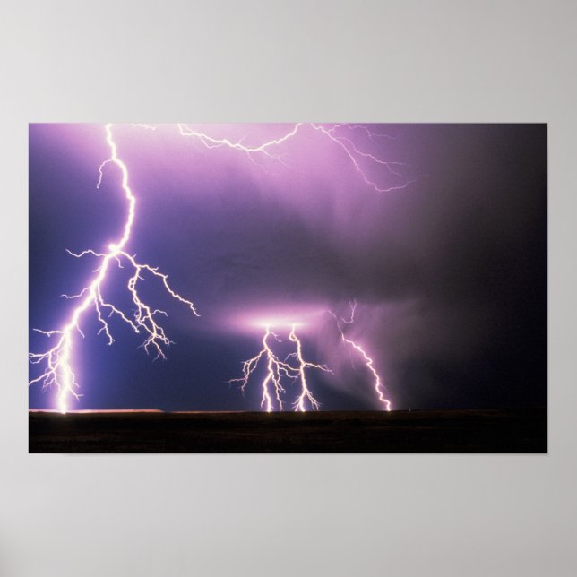 Poster Relâmpago. (Frente)
