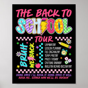Poster Relâmpago Abcd De Volta à Escola Tour Bruh Nós Ba