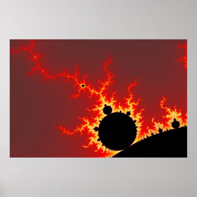 Pôster Relâmpago de incêndio (Frente)