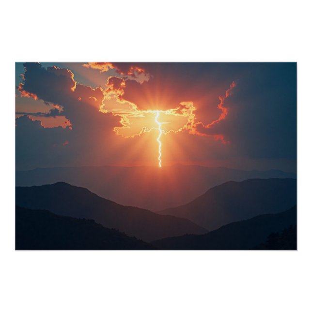 Pôster Relâmpago em Dusk (Frente)