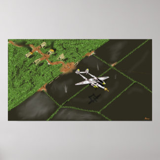 Poster Relâmpago Nova Guiné dezembro de 1943 de passe