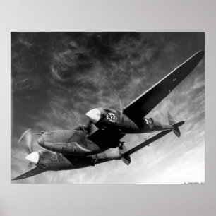 Poster Relâmpago P-38