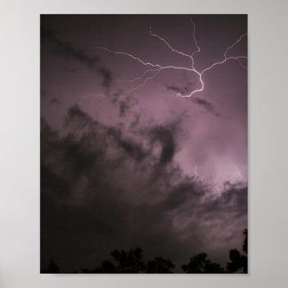 Poster Relâmpago Roxo