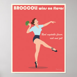 Poster relativo à promoção dos brócolos - 11x1