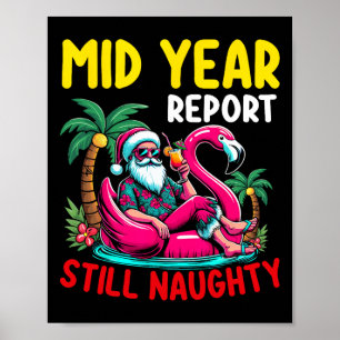 Poster Relatório de Ano do médio Ainda Papais noeis trave