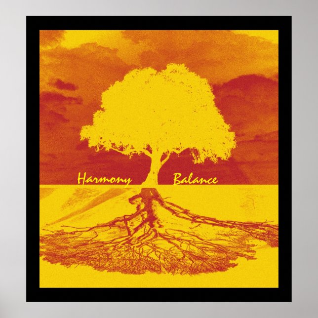 Poster Relaxação de Árvore de Vida (Frente)