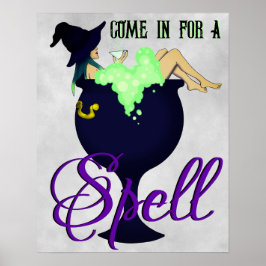 Poster Relaxando Cauldron Bath