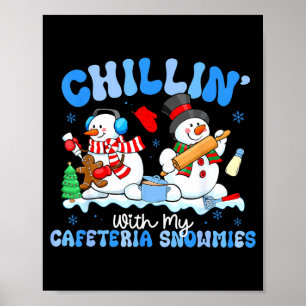 Poster Relaxando Com Minha Senhora Do Almoço Snowmies De