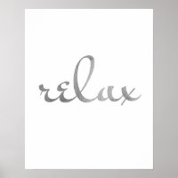 Relaxe a cinza impressão. Mínimo de arte do muro t