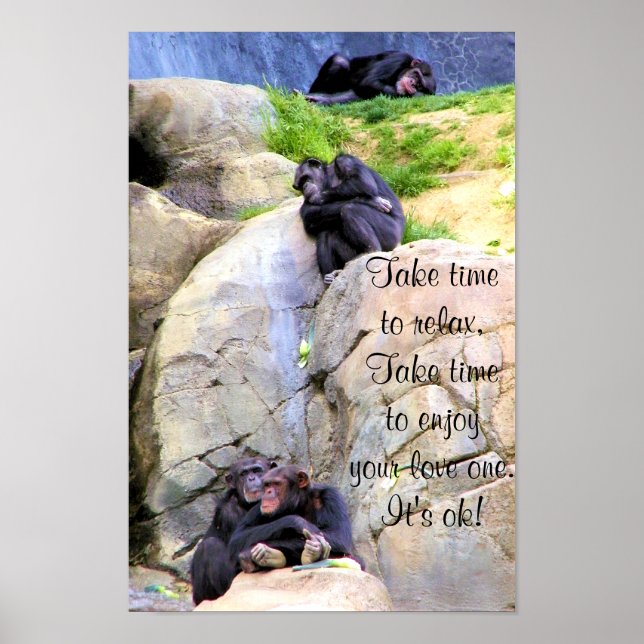 Pôster Relaxe & Love_ (Frente)