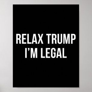 Poster Relaxe Trump - Sou Legal -