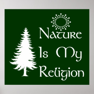Pôster Religião natural
