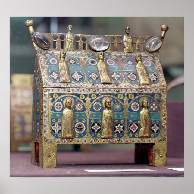 Poster Reliquary Chasse, Limoges, c.1200-50 (Frente)
