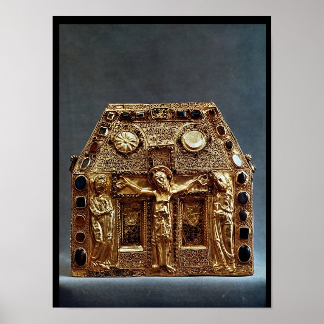 Pôster Reliquary of Pepin I  King of Aquitaine (Frente)