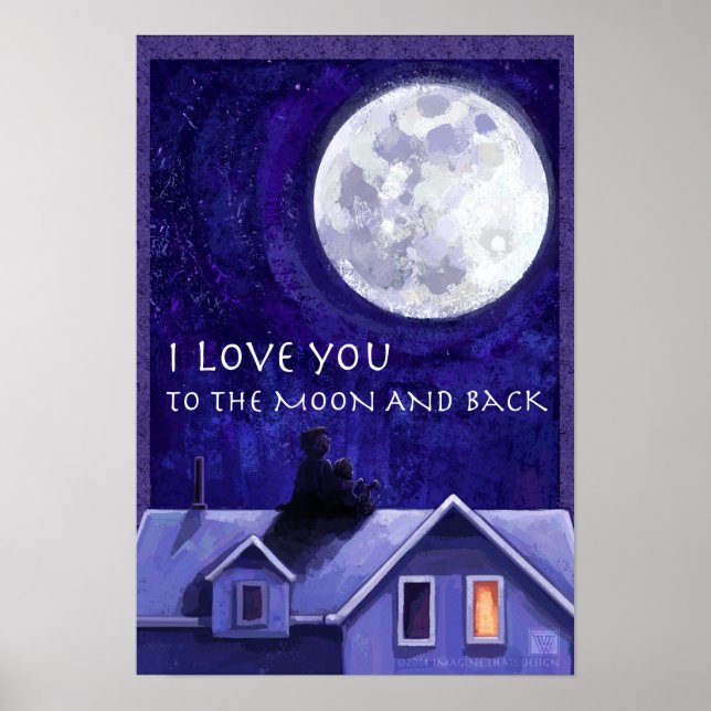 Poster Relógio da Lua (Frente)