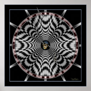 Poster Relógio da vida do Slippery Slope