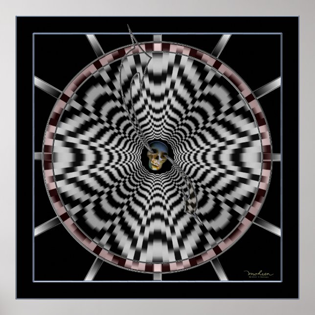 Poster Relógio da vida do Slippery Slope (Frente)