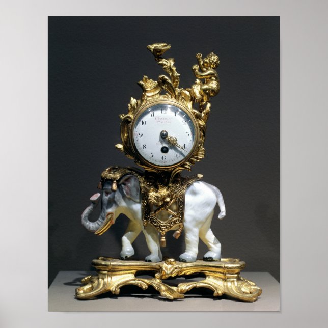 Poster Relógio de mesa (Frente)