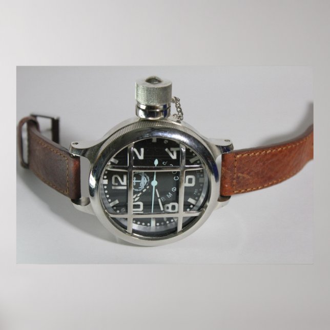 Pôster relógio Diver russo (Frente)