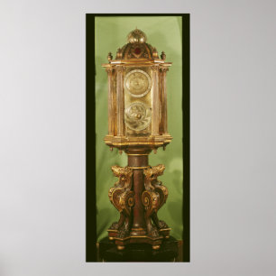 Poster Relógio planetário, concluído em 1520