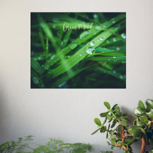Poster relva verde