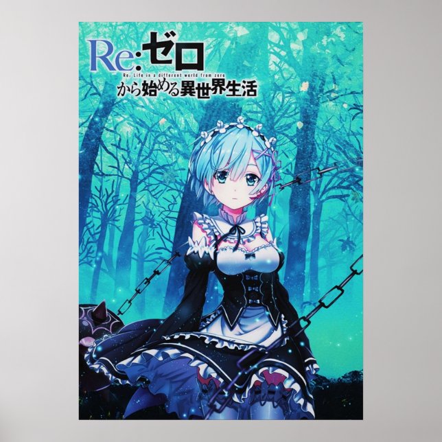 Poster Rem Rezero (Frente)