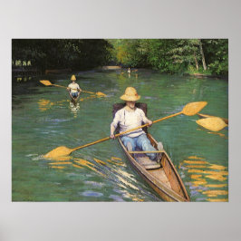 Pôster Remadores por Gustave Caillebotte, Arte Fino Vinta