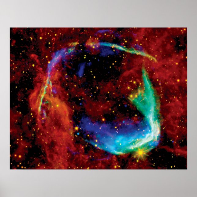 Pôster Remanescente de Supernova RCW 86 - Foto do Espaço  (Frente)