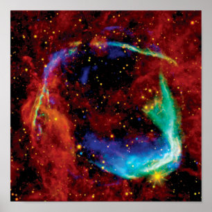 Pôster Remanescente de Supernova RCW 86 - Foto do Espaço 