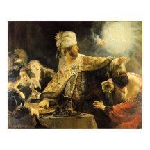 Rembrandt - Banquete de Belshazzar,