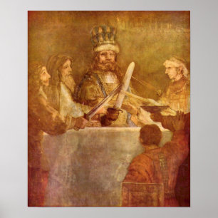 Pôster Rembrandt - detalhe bátavo da conspiração