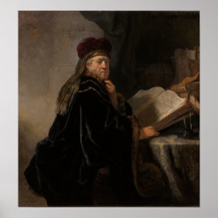 Poster Rembrandt - Estudioso De Seu Estudo