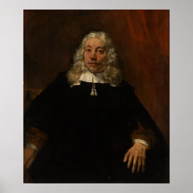 Poster Rembrandt - Homemem de Cabelos Brancos (Frente)