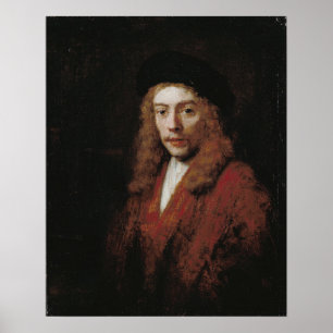 Poster Rembrandt - Jovem, Talvez Filho do Artista Titus