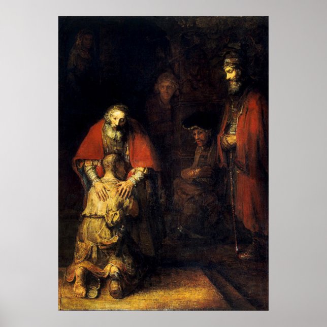 Pôster Rembrandt - O Regresso do Filho Prodígio (Frente)