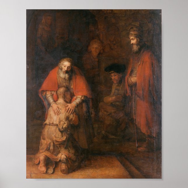 Poster Rembrandt - Regresso do Filho Prodígio (Frente)