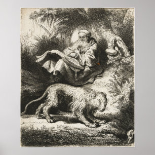 Poster Rembrandt - Rua. Jerome Lendo 1634