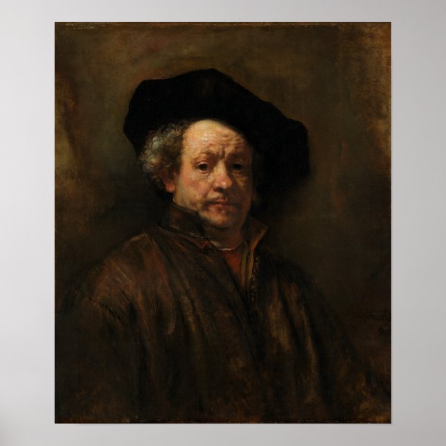 Poster Rembrandt Self-Portrait (Frente)