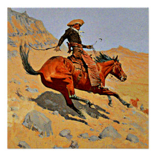 Pôster Remington - O Cowboy,
