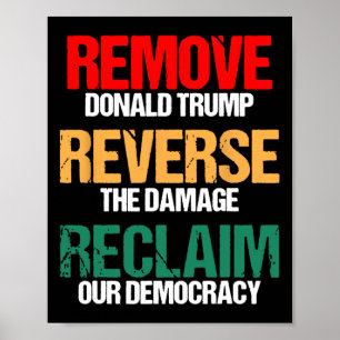 Poster Remova O Trump Inverter O Dano Recupere Nosso Demo