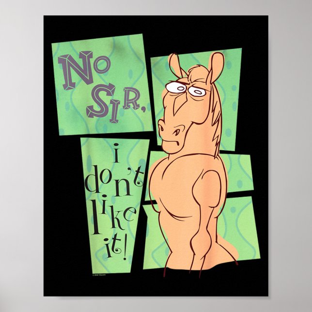 Poster Ren & Stimpy Não Senhor Não Gosto  (Frente)