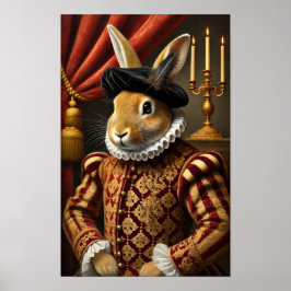 Poster Renaissance Duke Bunny