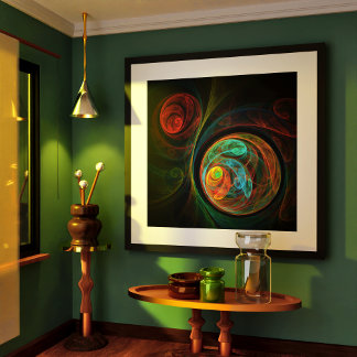 Poster Renascer Abstrato Art