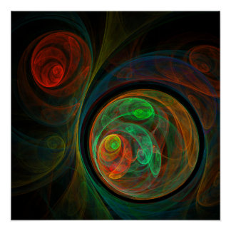Pôster Renascimento da Abstrato Art