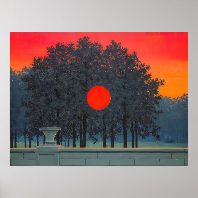 Poster Rene Magritte art (Frente)