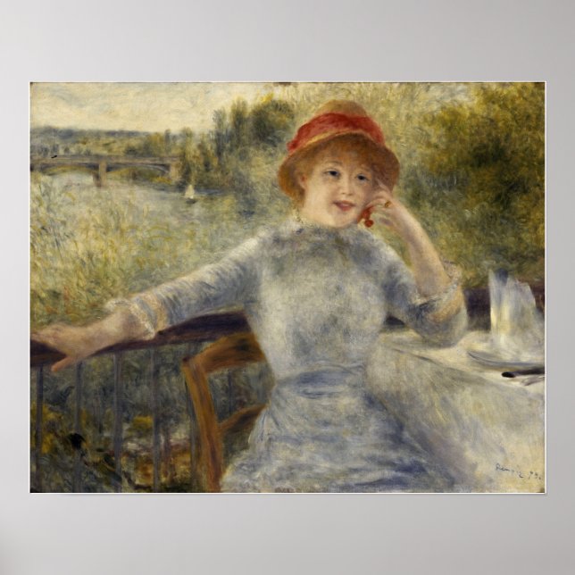 Poster Renoir - Alphonsine Fournaise (Frente)