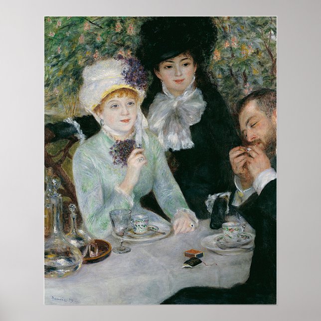 Poster Renoir - Após O Luncheon (Frente)