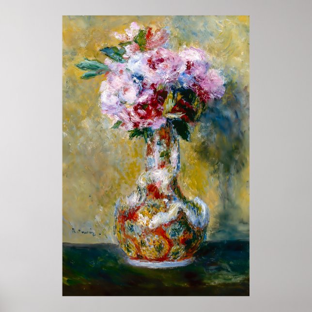 Poster Renoir, Buquê num Vase, 1878 (Frente)