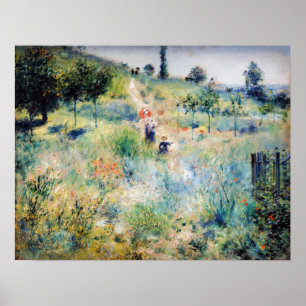 Poster Renoir - Caminho que Lidera através da Grade Alta